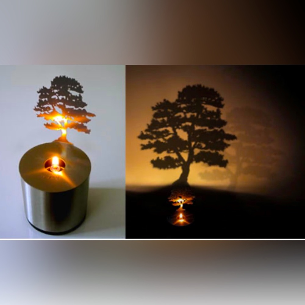 LUMEN Oil Candle Shadow Projector- Flame Deer New in Box